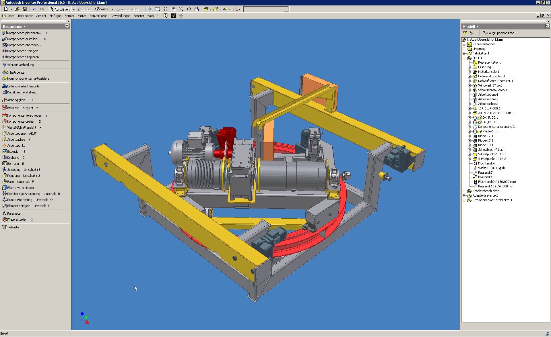 Inventor Software Ansicht